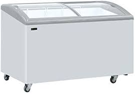 Curved Glass Top Freezer
